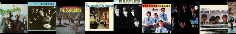 Classic rock Elvis The Beatles Rolling Stones Kinks Animals Who Yardbirds Dave Clark Five 5 Hollies Searchers Zombies
